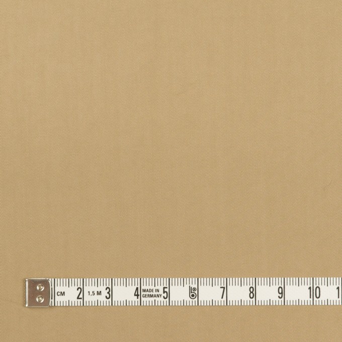 コットン&ポリエステル混×無地(カーキ)×サージストレッチ_全2色 イメージ4