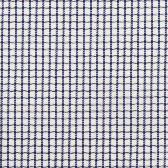 コットン×チェック(ネイビー)×サージ_全2色 イメージ1