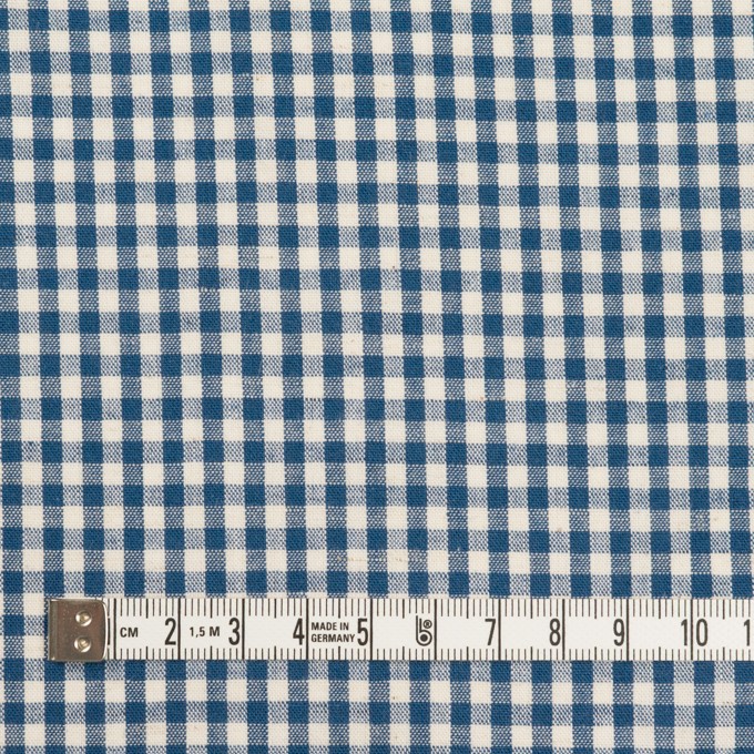 コットン&リネン×チェック(アッシュブルー)×シーチング イメージ4