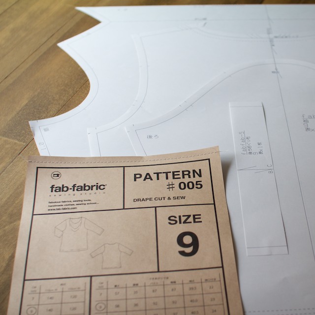 HOW TO…＃004 fab-fabricオリジナルパターンでつくるドレープチュニックのサムネイル