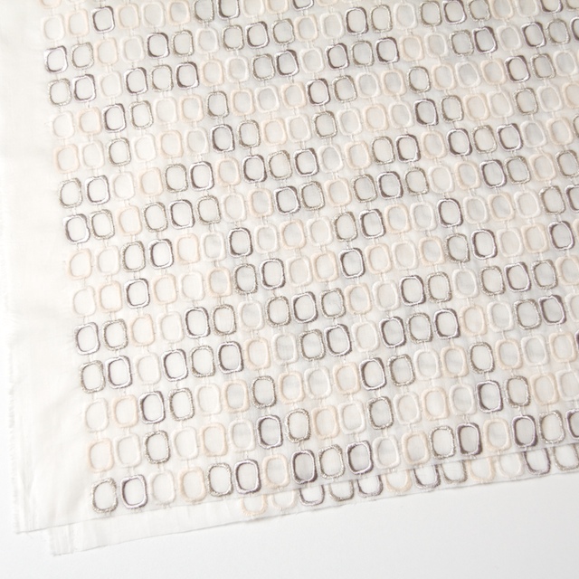 FAB #066 刺繍ボイルのフレンチスリーブブラウス(布地から考えるデザイン)のサムネイル