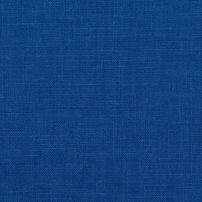 リネン×無地(ロイヤルブルー)×薄キャンバス_全30色 | fab-fabric 
