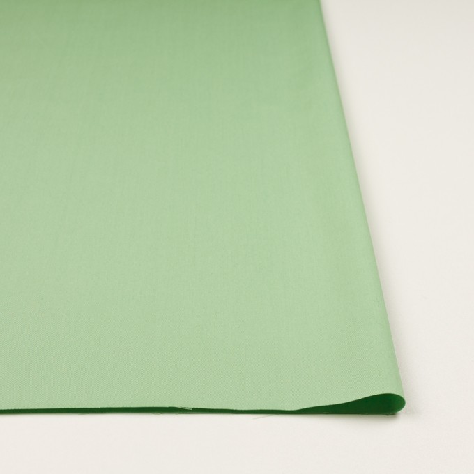コットン×無地(フレッシュグリーン)×サージ_全5色_イタリア製 | fab-fabric sewing studio | 布地のオンライン