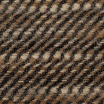 【150cmカット】ウール×ミックス(ブラウン)×かわり織のサムネイル