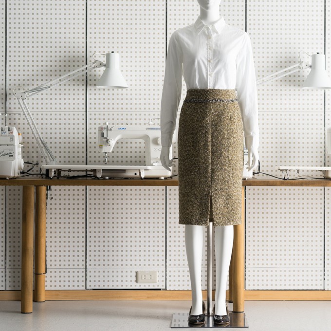 FAB #197 フロントスリットのタイトスカート(fab-fabricオリジナル・未発売)のサムネイル