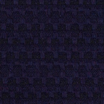 【70cmカット】ウール×ミックス(バイオレット＆ブラック)×かわり織のサムネイル