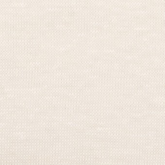 【150cmカット】リネン＆ナイロン×無地(バニラ)×天竺ニット_全3色のサムネイル