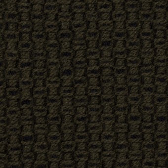 ウール×ミックス(ダークカーキグリーン＆ダークネイビー)×かわり織_イタリア製のサムネイル