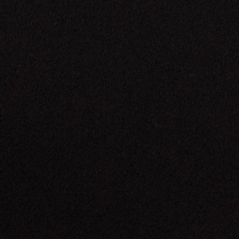 ウール×無地(ブラック)×Wフェイス・フラノのサムネイル
