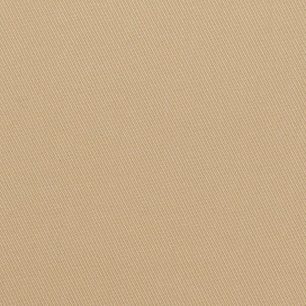 コットン＆ポリウレタン×無地(サンドベージュ)×サージストレッチ_全2色_イタリア製のサムネイル