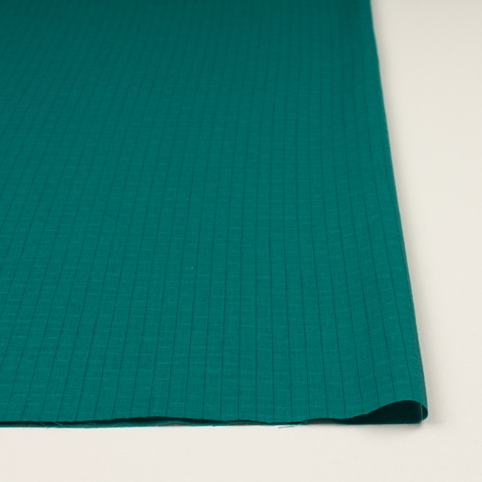 コットン＆リヨセル×ストライプ(ピーコックグリーン)×ローンドビー_全6色 | fab-fabric sewing studio | 布地の