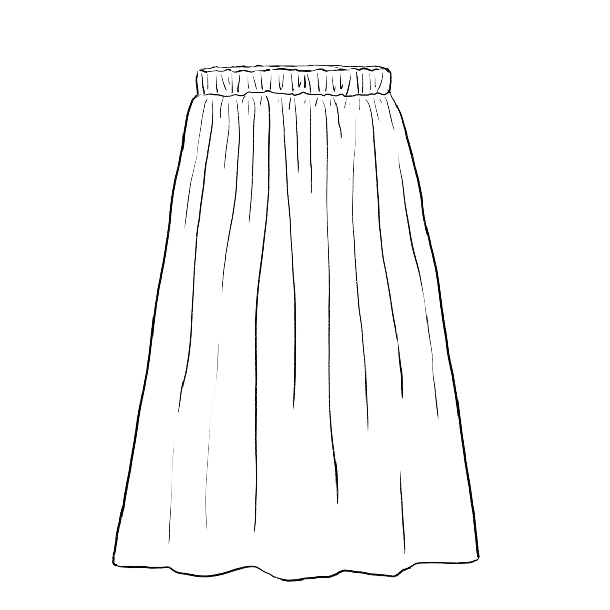 本日のお見立て #006 フレアラインのギャザースカートのサムネイル