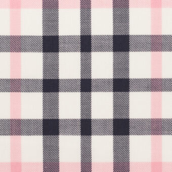 コットン×チェック(ピンク)×サージ_全2色のサムネイル