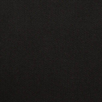コットン＆ポリウレタン×無地(ブラック)×二重織ストレッチのサムネイル