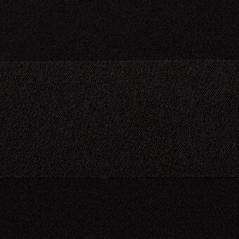 【アウトレット】トリアセテート×ボーダー(ブラック)×二重織のサムネイル