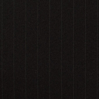 【アウトレット】ポリエステル混×ストライプ(ブラック＆グレー)×二重織ストレッチのサムネイル