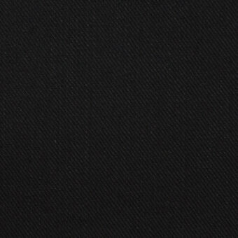 【アウトレット】コットン混×無地(ブラック)×二重織ストレッチのサムネイル