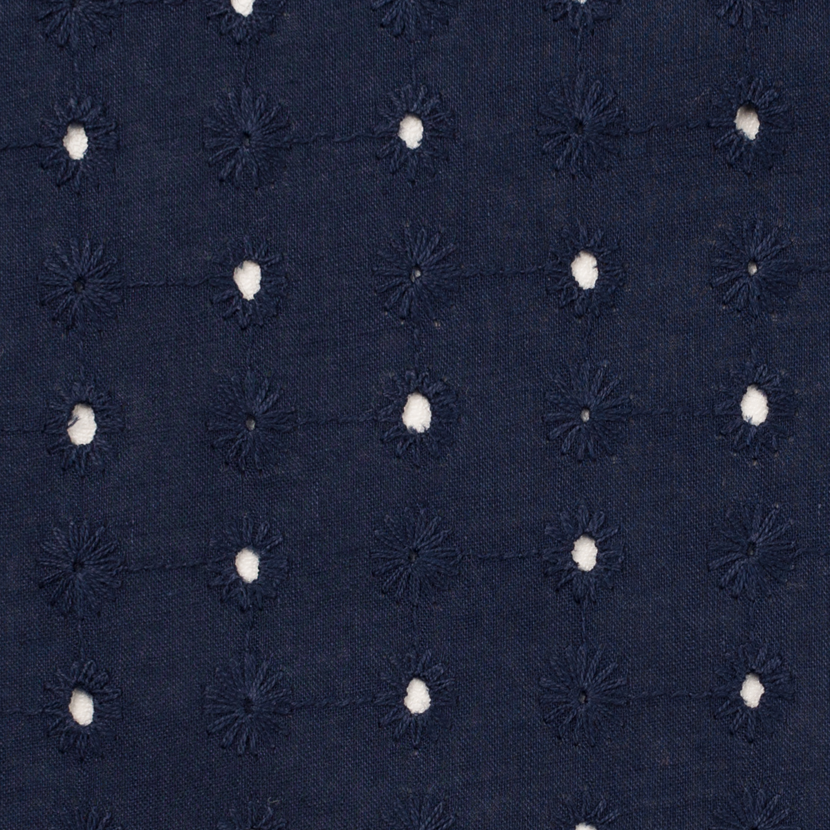 【アウトレット】コットン×オーバル(プルシアンブルー)×ローン刺繍のサムネイル