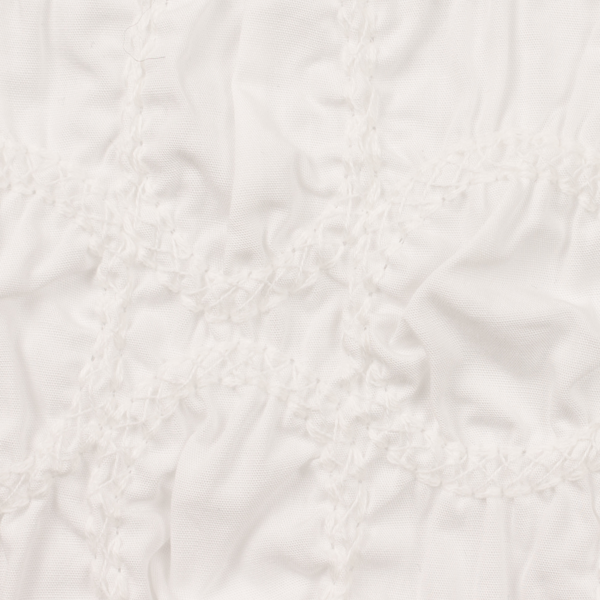 【アウトレット】コットン×サークル(オフホワイト)×ブロードシャーリング刺繍のサムネイル