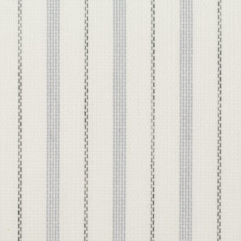 コットン×ストライプ(オフホワイト、シルバーグレー＆チャコール)×斜子織のサムネイル
