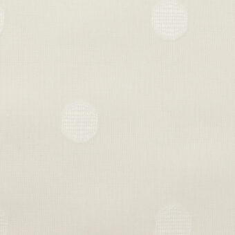 【アウトレット】コットン×ドット(ホワイト)×ボイルカットジャガードのサムネイル