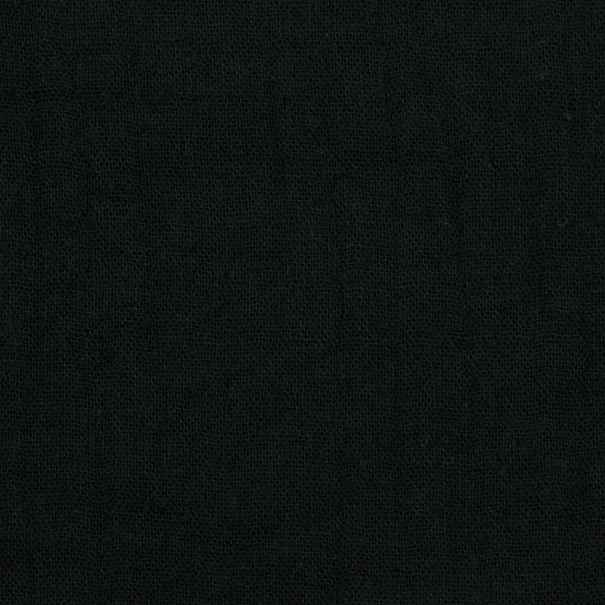 コットン×無地(ブラック)×Wガーゼワッシャー_全23色のサムネイル