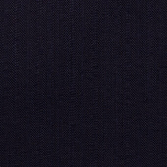 【アウトレット】コットン×無地(ネイビー)×ヘリンボーンのサムネイル