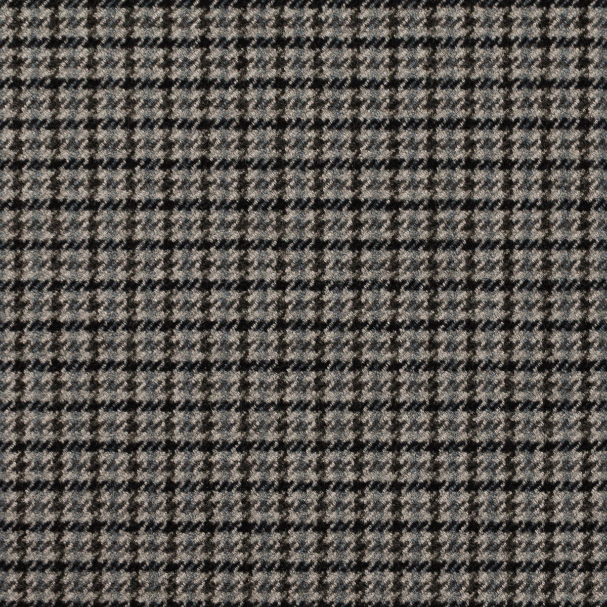 【アウトレット】ポリエステル＆レーヨン×チェック(グレー＆チャコール)×二重織ストレッチのサムネイル