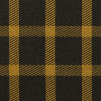 【アウトレット】コットン×チェック(チャコール&マスタード)×サージのサムネイル