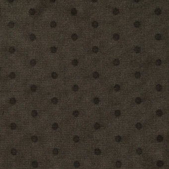 【アウトレット】ポリエステル×ドット(チャコールブラック)×エスパンディのサムネイル