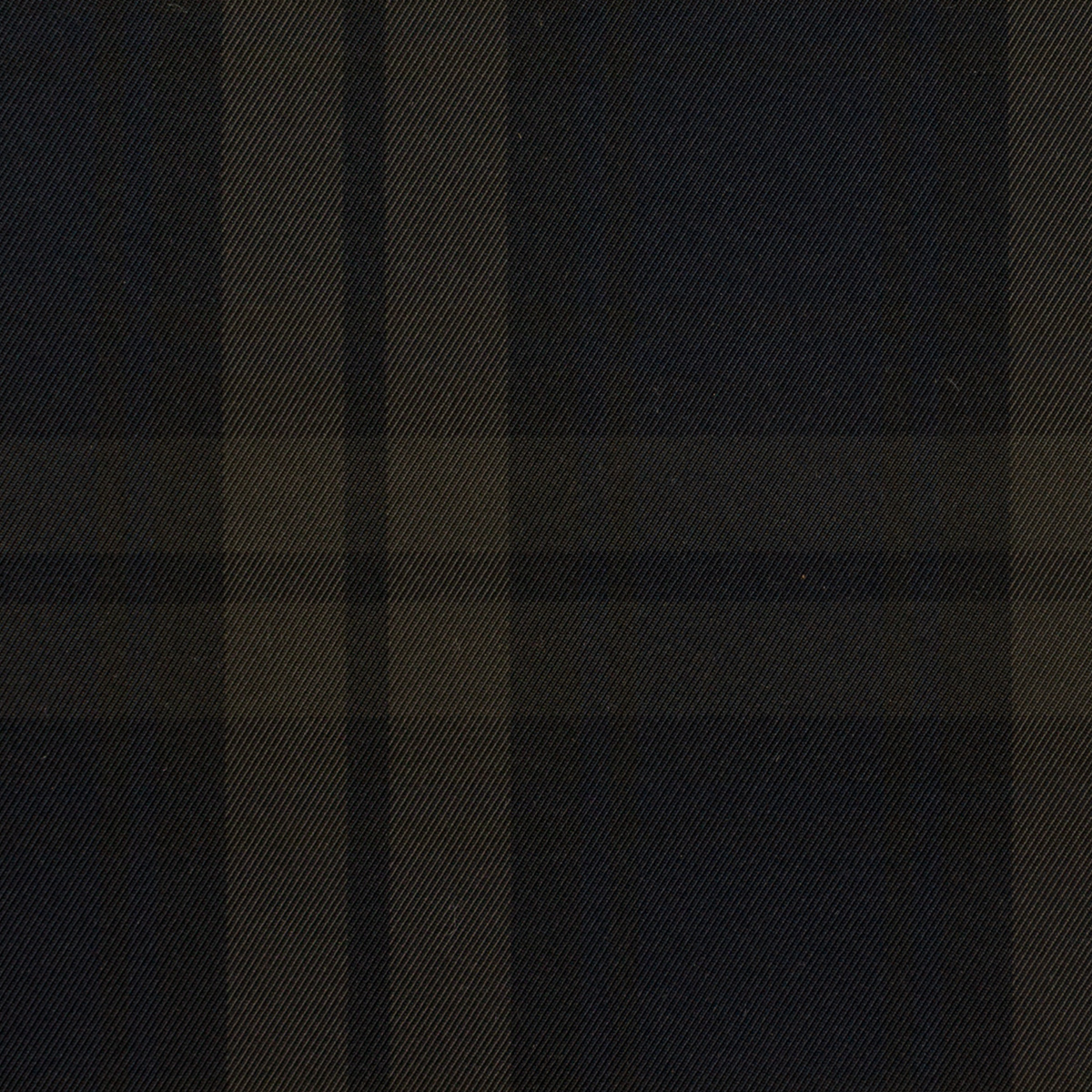 【アウトレット】ポリエステル×チェック(チャコールブラック＆オリーブ)×サージのサムネイル