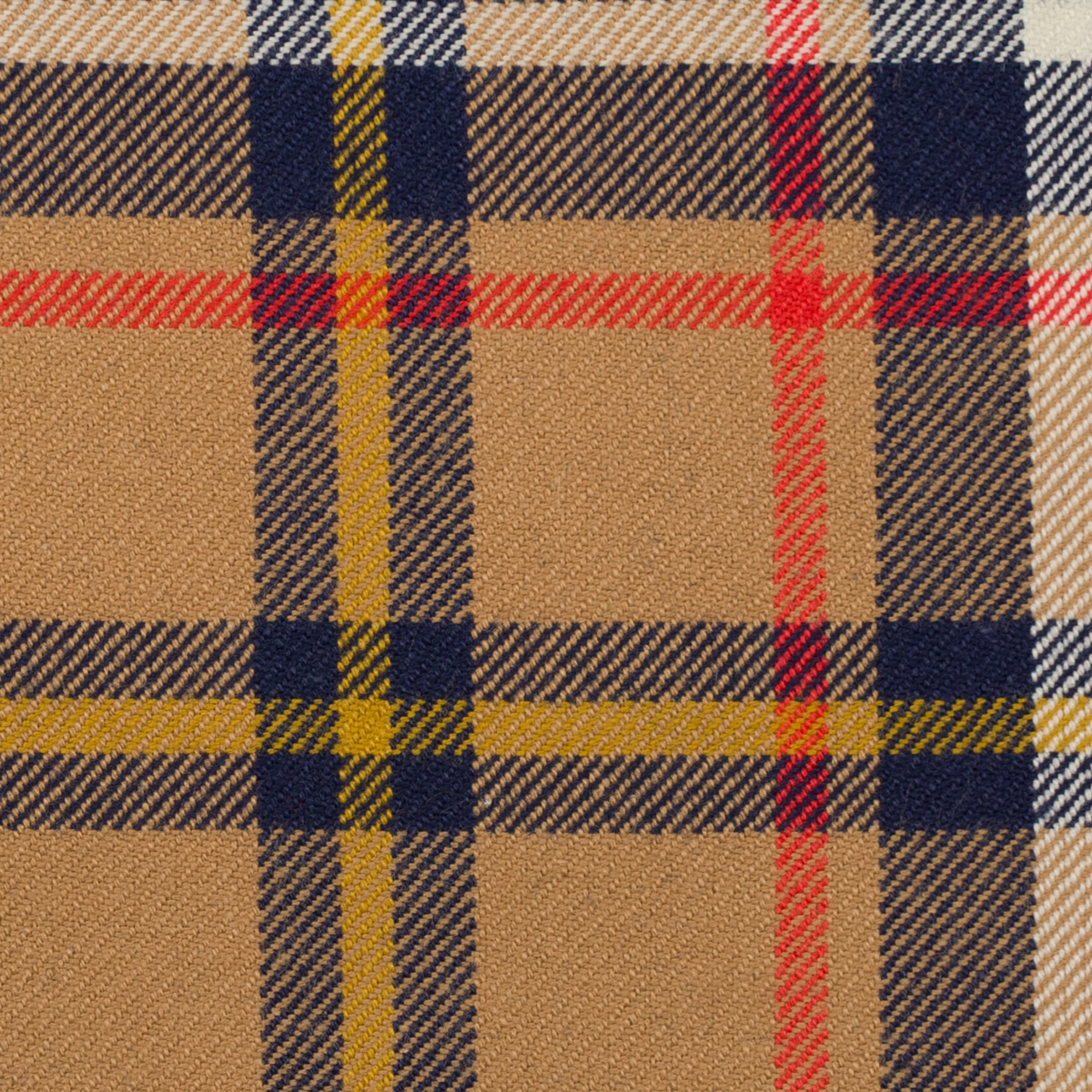 【アウトレット】コットン×チェック(オーカー、ネイビー＆レッド)×ビエラのサムネイル