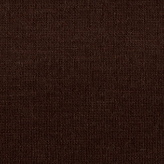 【アウトレット】ウール＆ポリエステル×無地(チョコレート)×スムースニットのサムネイル
