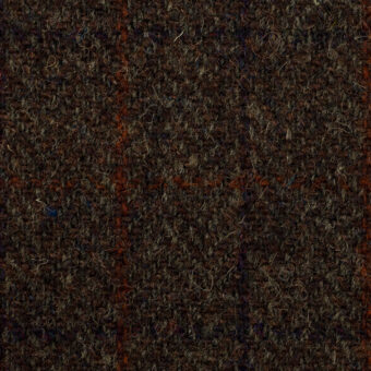 【アウトレット】ウール×チェック(カーキブラウン、ネイビー＆アガット)×ツイードのサムネイル