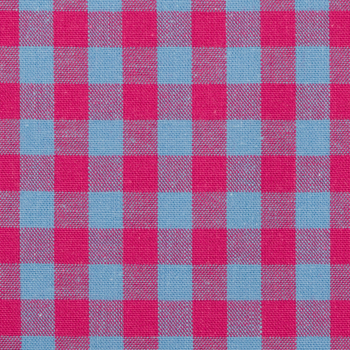 コットン×チェック(チェリーピンク＆サックス)×シーチング_全6色のサムネイル