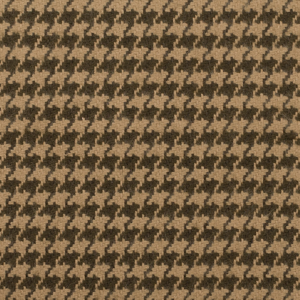 【アウトレット】コットン＆ポリウレタン×チェック(カーキベージュ＆オリーブグリーン)×千鳥格子ストレッチのサムネイル