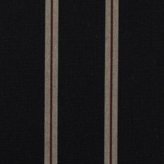 【アウトレット】コットン×ストライプ(ダークネイビー＆レーズン)×高密ポプリンのサムネイル