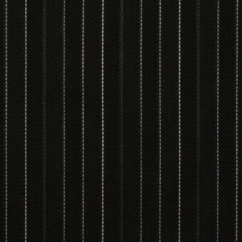 【アウトレット】コットン×ストライプ(ブラック、ホワイト＆グレー)×ドビーのサムネイル