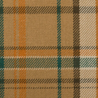 コットン×チェック(オークル、バルビゾン＆アプリコット)×ツイルのサムネイル