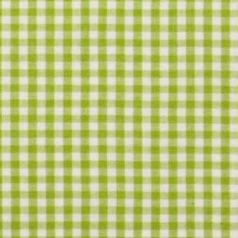 コットン×チェック(イエローグリーン)×シーチング_全3色のサムネイル