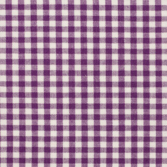 コットン×チェック(グレープ)×シーチング_全3色のサムネイル