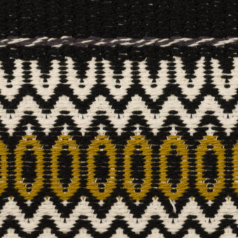 【アウトレット】コットン×幾何学模様(チャコール、カーキ＆エメラルド)×ジャガードのサムネイル