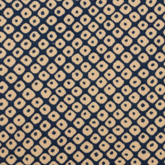 【アウトレット】コットン×小紋(エクリュ＆ネイビー)×シーチングのサムネイル