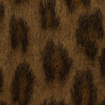 【アウトレット】ウール×レオパード(モカ＆ブラウン)×ジャガードのサムネイル