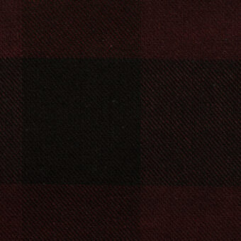 【アウトレット】コットン×チェック(レーズン＆チャコール)×フランネルのサムネイル