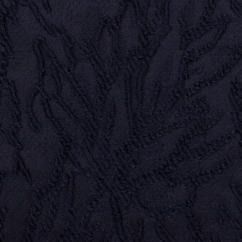 【アウトレット】ポリエステル×ボタニカル(ネイビー)×ジャガードのサムネイル