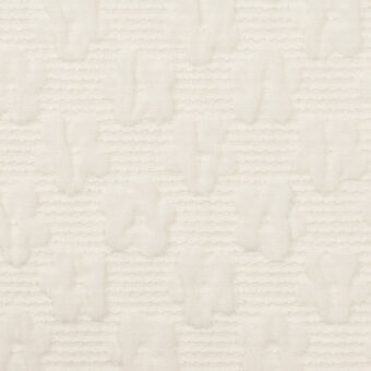 【アウトレット】ポリエステル×フラワー(ホワイト)×フクレジャガードのサムネイル