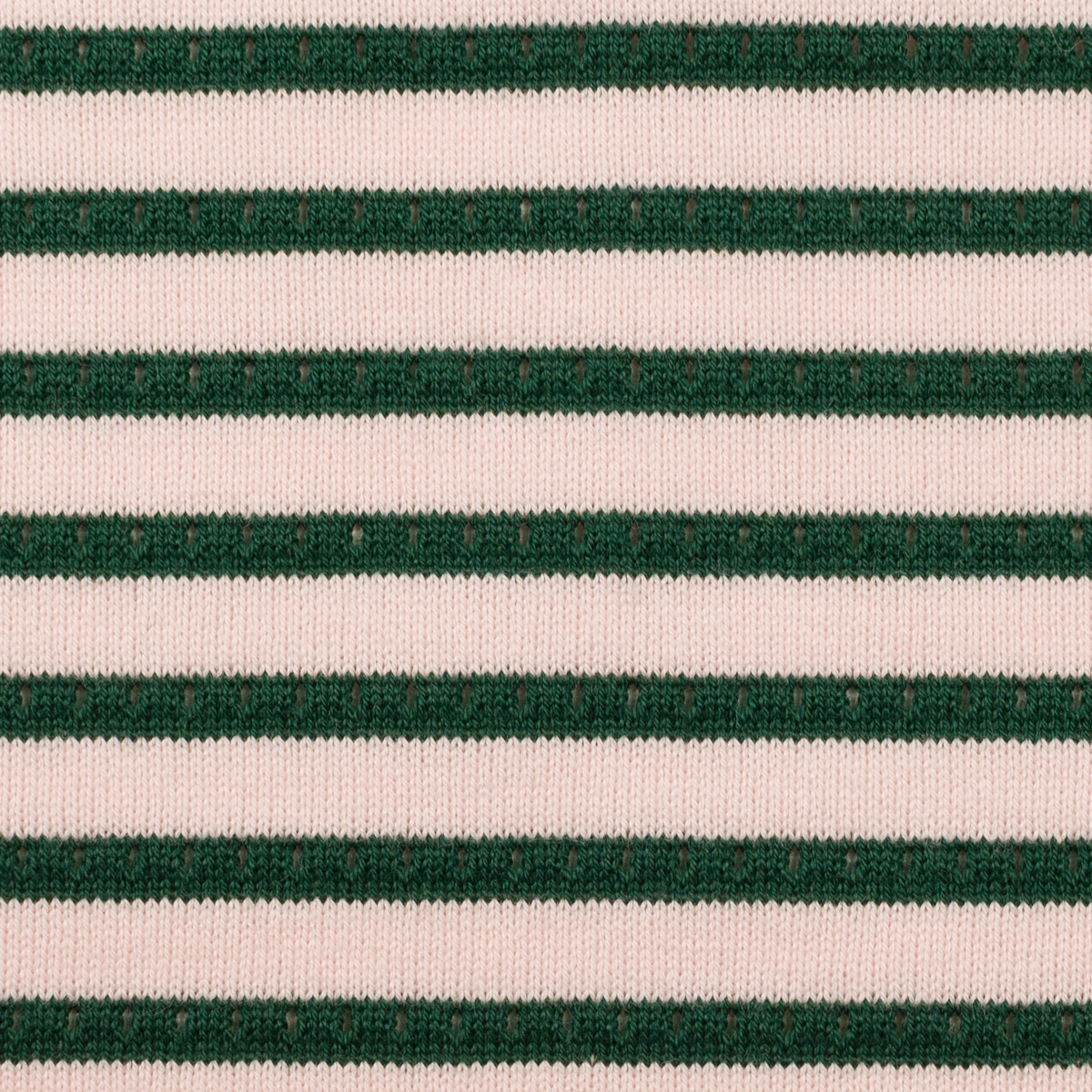 【アウトレット】コットン×ボーダー(ピンクベージュ＆クロムグリーン)×天竺ニットのサムネイル