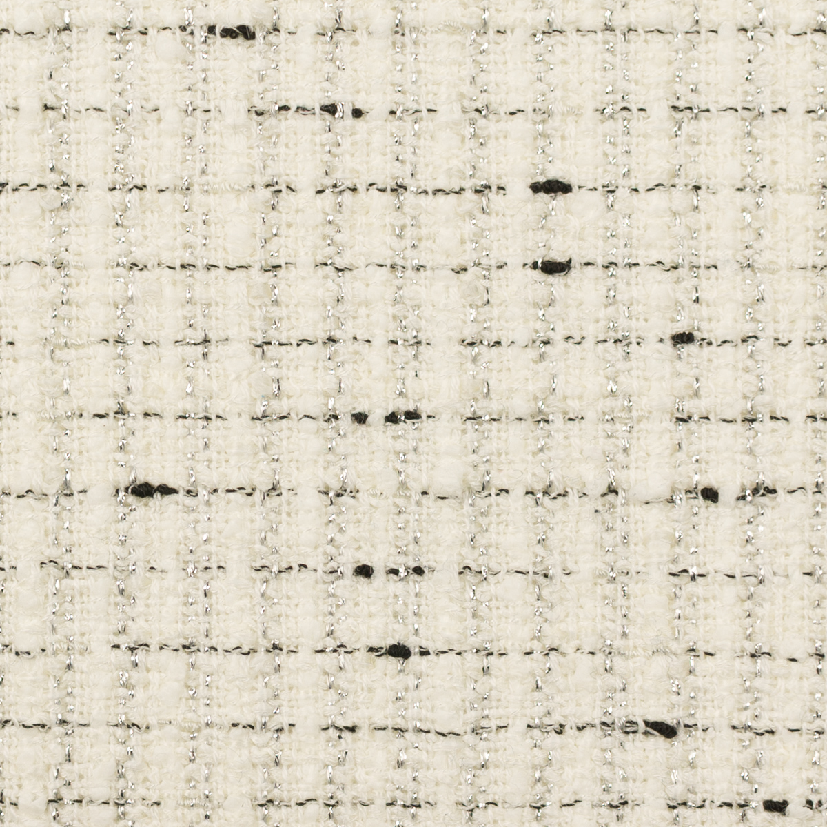 【アウトレット】コットン＆ポリエステル×ミックス(バニラ＆ブラック)×ファンシーツイードのサムネイル