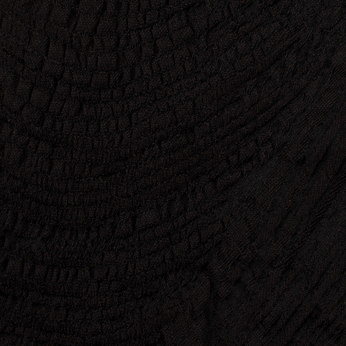 【アウトレット】ポリエステル×幾何学模様(ブラック)×フクレジャガードのサムネイル